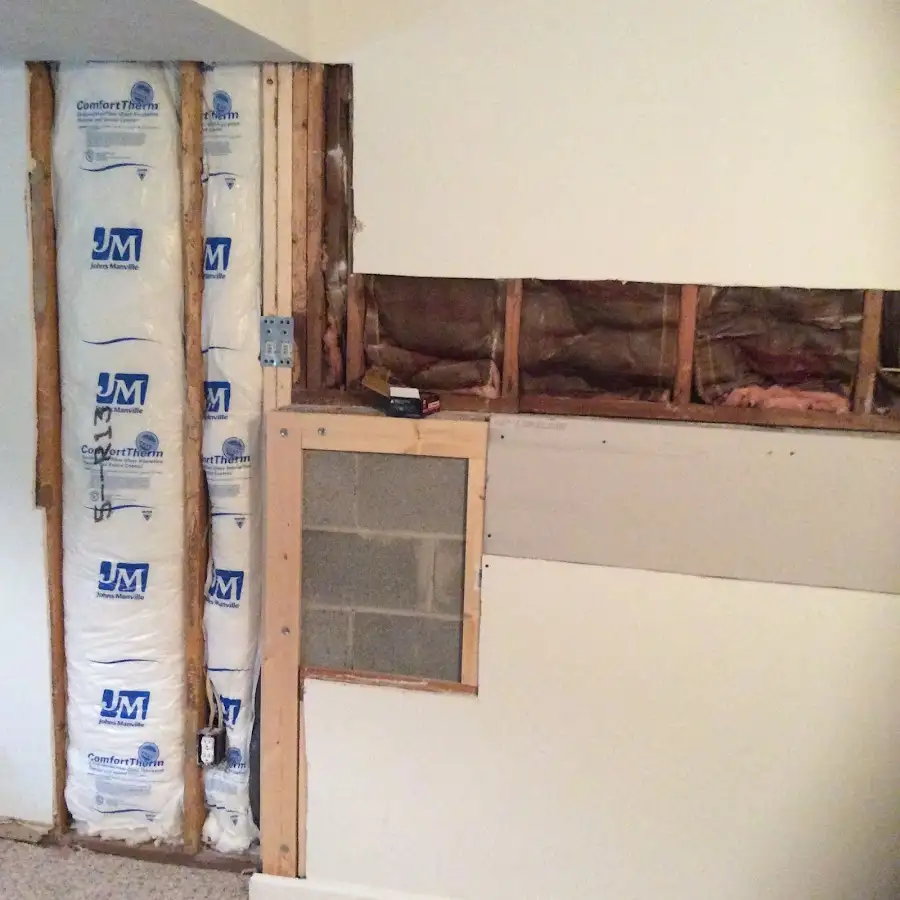 Wall insulation replacement during Odor Removal & Deodorization in Birdsboro